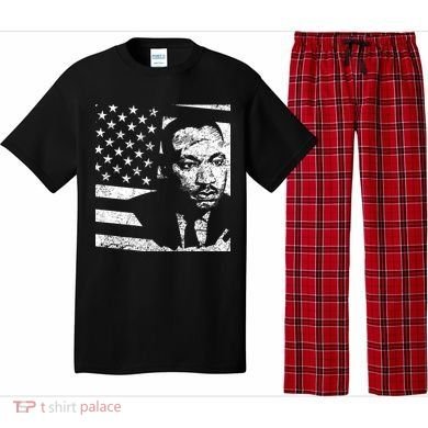 Martin Luther King Jr Distressed MLK Flag Pajama Set