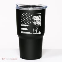 Martin Luther King Jr Distressed MLK Flag Tumbler thumb 0
