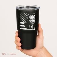 Martin Luther King Jr Distressed MLK Flag Tumbler thumb 2