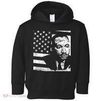 Martin Luther King Jr Distressed MLK Flag Toddler Hoodie thumb 0