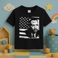 Martin Luther King Jr Distressed MLK Flag Toddler T-Shirt thumb 3