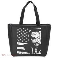 Martin Luther King Jr Distressed MLK Flag Tote Bag thumb 0