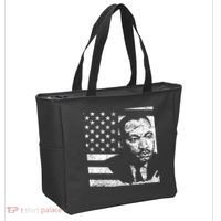 Martin Luther King Jr Distressed MLK Flag Tote Bag thumb 2