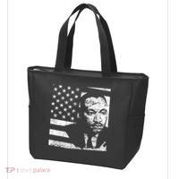 Martin Luther King Jr Distressed MLK Flag Tote Bag thumb 3