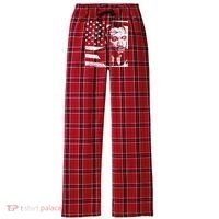 Martin Luther King Jr Distressed MLK Flag Women's Flannel Plaid Pajama Pants thumb 0