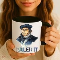 Martin Luther Nailed It Paint Stroke Coffee Mug thumb 3