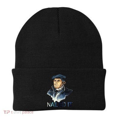 Martin Luther Nailed It Paint Stroke Beanie
