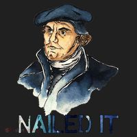 Martin Luther Nailed It Paint Stroke Tumbler thumb 3