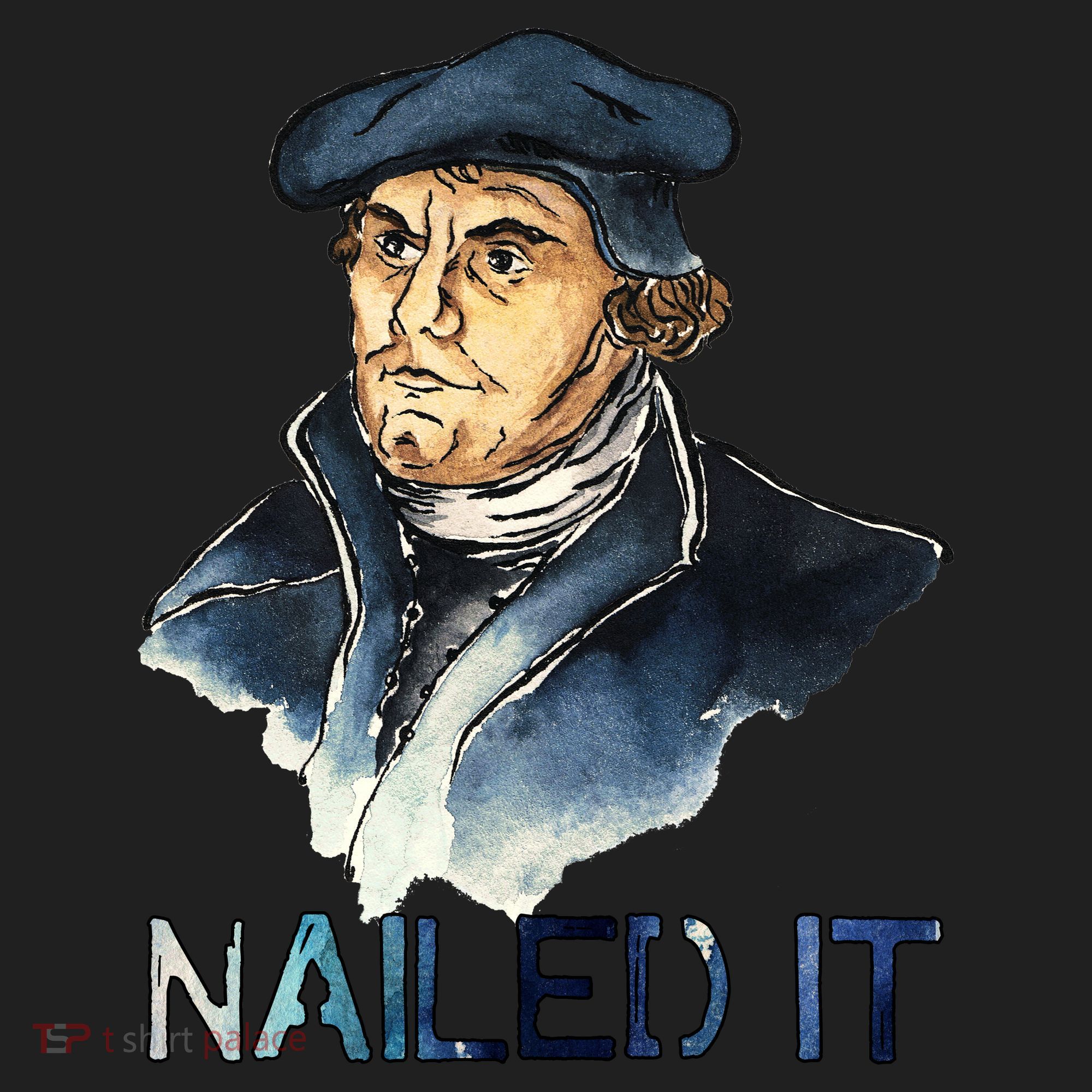 Martin Luther Nailed It Paint Stroke Tumbler