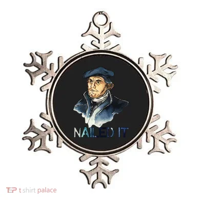 Martin Luther Nailed It Paint Stroke Ornament