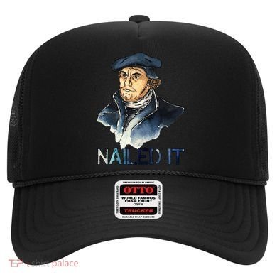 Martin Luther Nailed It Paint Stroke Hat