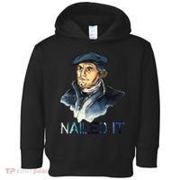 Martin Luther Nailed It Paint Stroke Toddler Hoodie thumb 0
