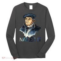 Martin Luther Nailed It Paint Stroke Long Sleeve Shirt thumb 0