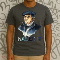 Martin Luther Nailed It Paint Stroke T-Shirt thumb 3