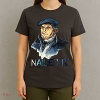 Martin Luther Nailed It Paint Stroke T-Shirt thumb 4