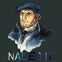 Martin Luther Nailed It Paint Stroke T-Shirt thumb 7