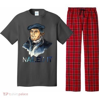 Martin Luther Nailed It Paint Stroke Pajama Set