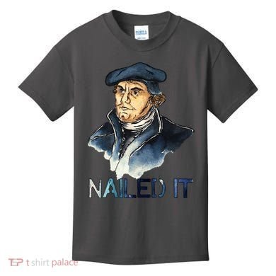 Martin Luther Nailed It Paint Stroke Kids T-Shirt