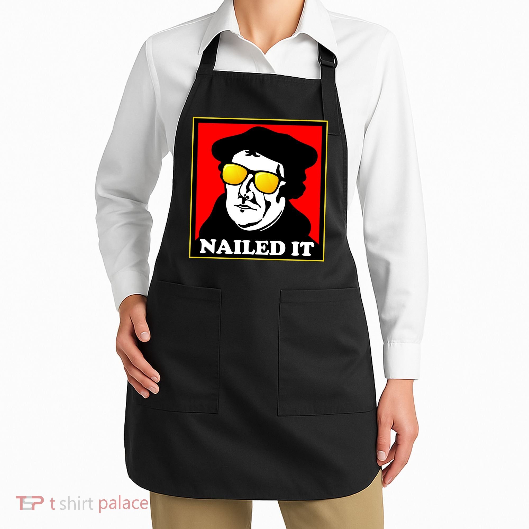 Martin Luther Nailed It Shades Apron