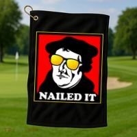 Martin Luther Nailed It Shades Golf Towel thumb 1
