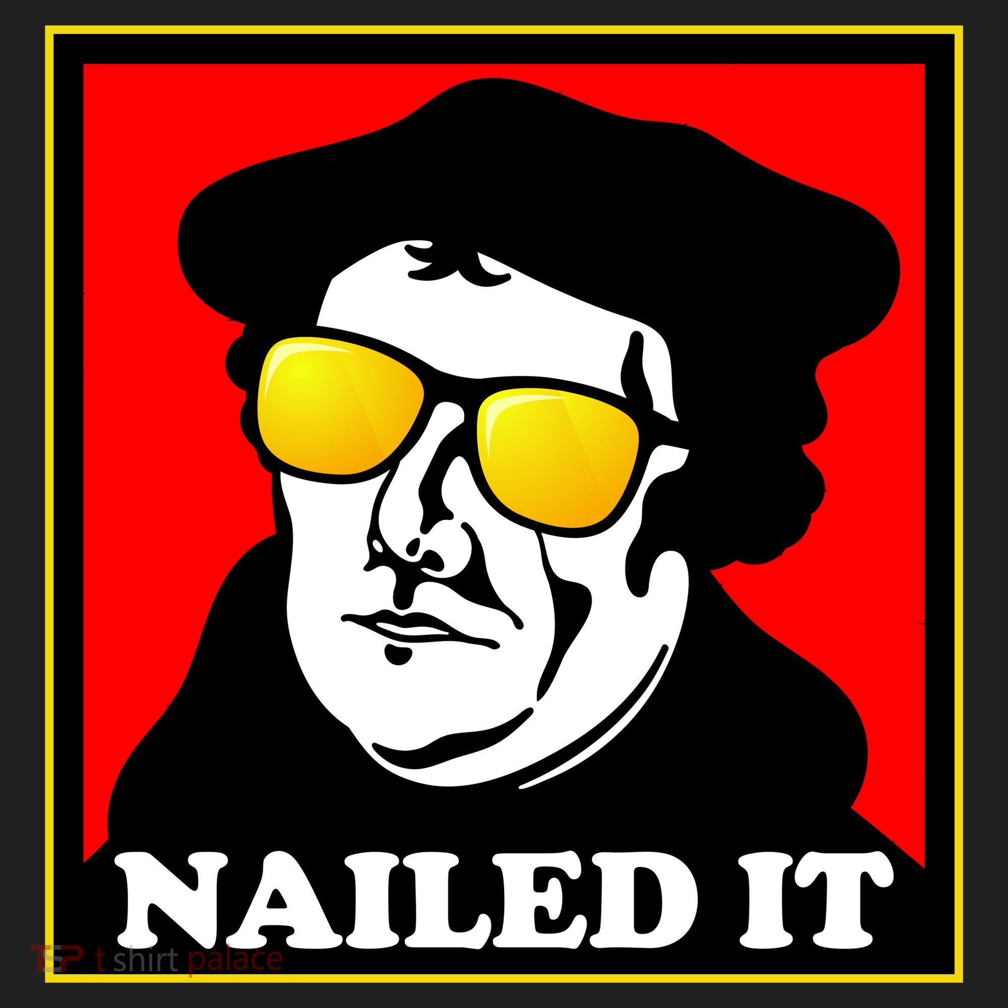 Martin Luther Nailed It Shades Golf Towel