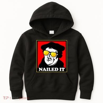 Martin Luther Nailed It Shades Kids Hoodie