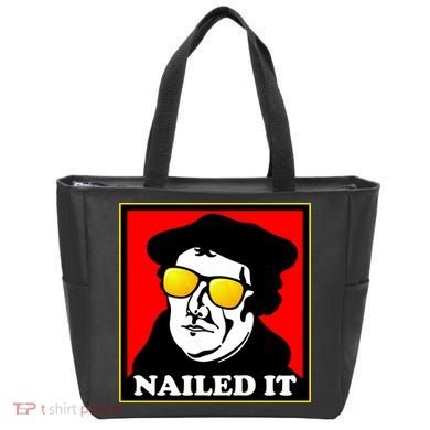 Martin Luther Nailed It Shades Tote Bag