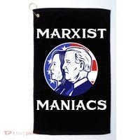 Marxist Maniacs Pro Trump Conservatives Golf Towel thumb 0
