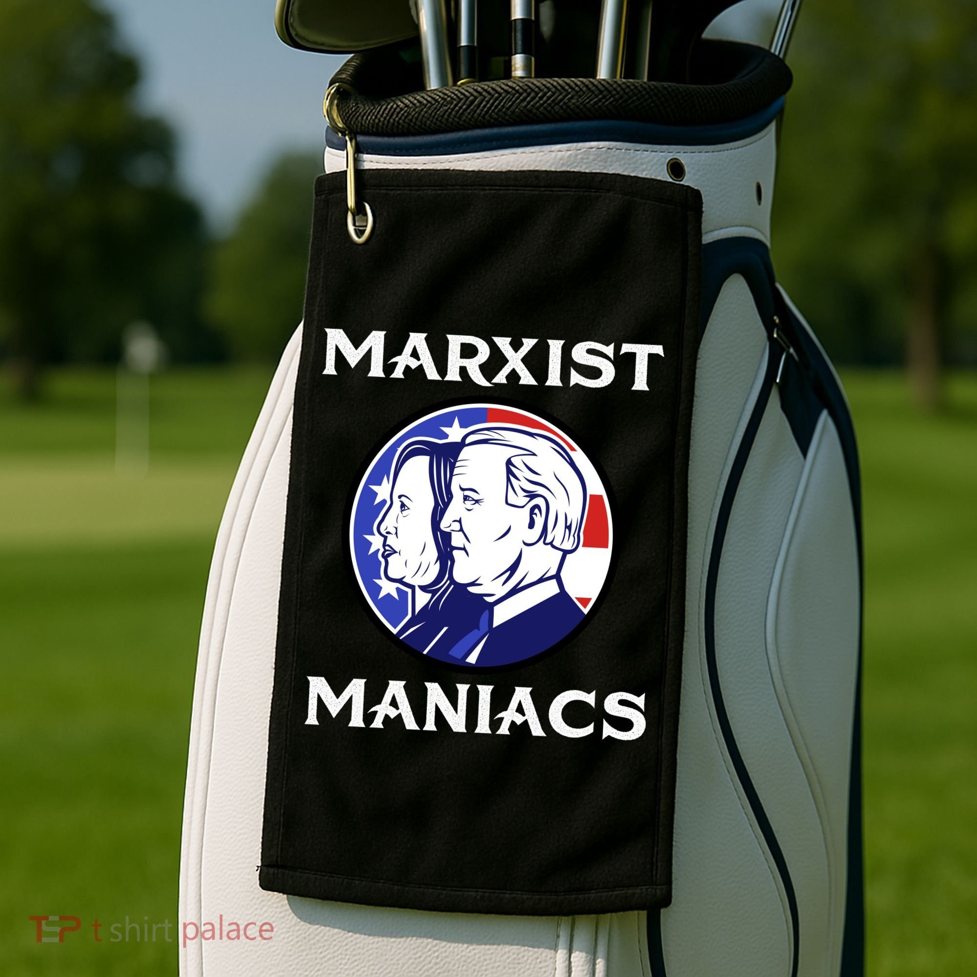 Marxist Maniacs Pro Trump Conservatives Golf Towel