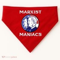 Marxist Maniacs Pro Trump Conservatives USA-Made Doggie Bandana thumb 0