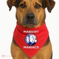 Marxist Maniacs Pro Trump Conservatives USA-Made Doggie Bandana thumb 1