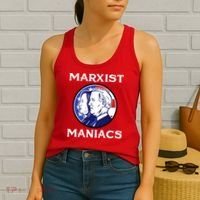 Marxist Maniacs Pro Trump Conservatives Women's Tank Top thumb 2