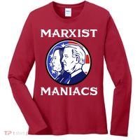 Marxist Maniacs Pro Trump Conservatives Women's Long Sleeve Shirt thumb 0
