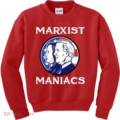 Marxist Maniacs Pro Trump Conservatives Kids Sweatshirt
