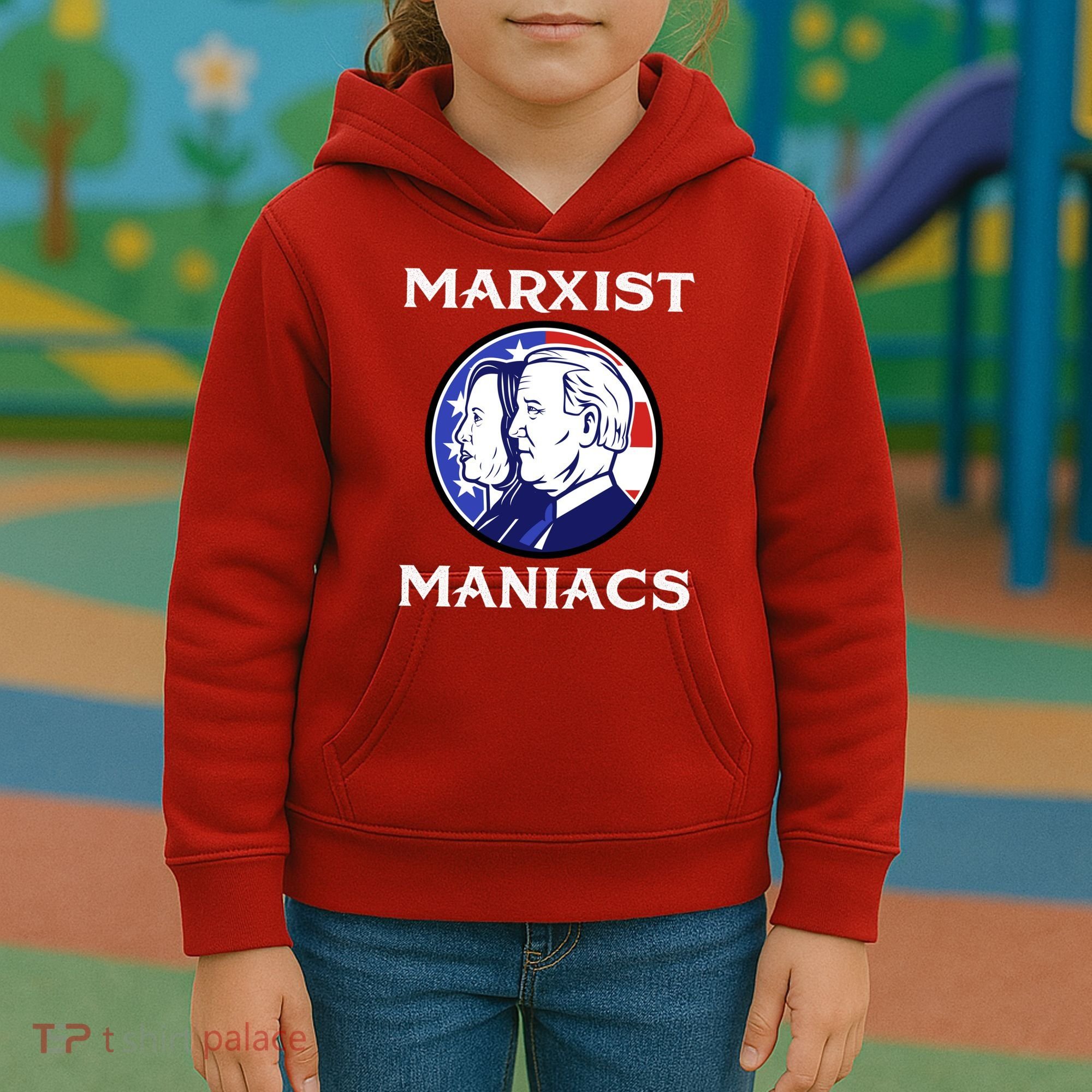 Marxist Maniacs Pro Trump Conservatives Kids Hoodie