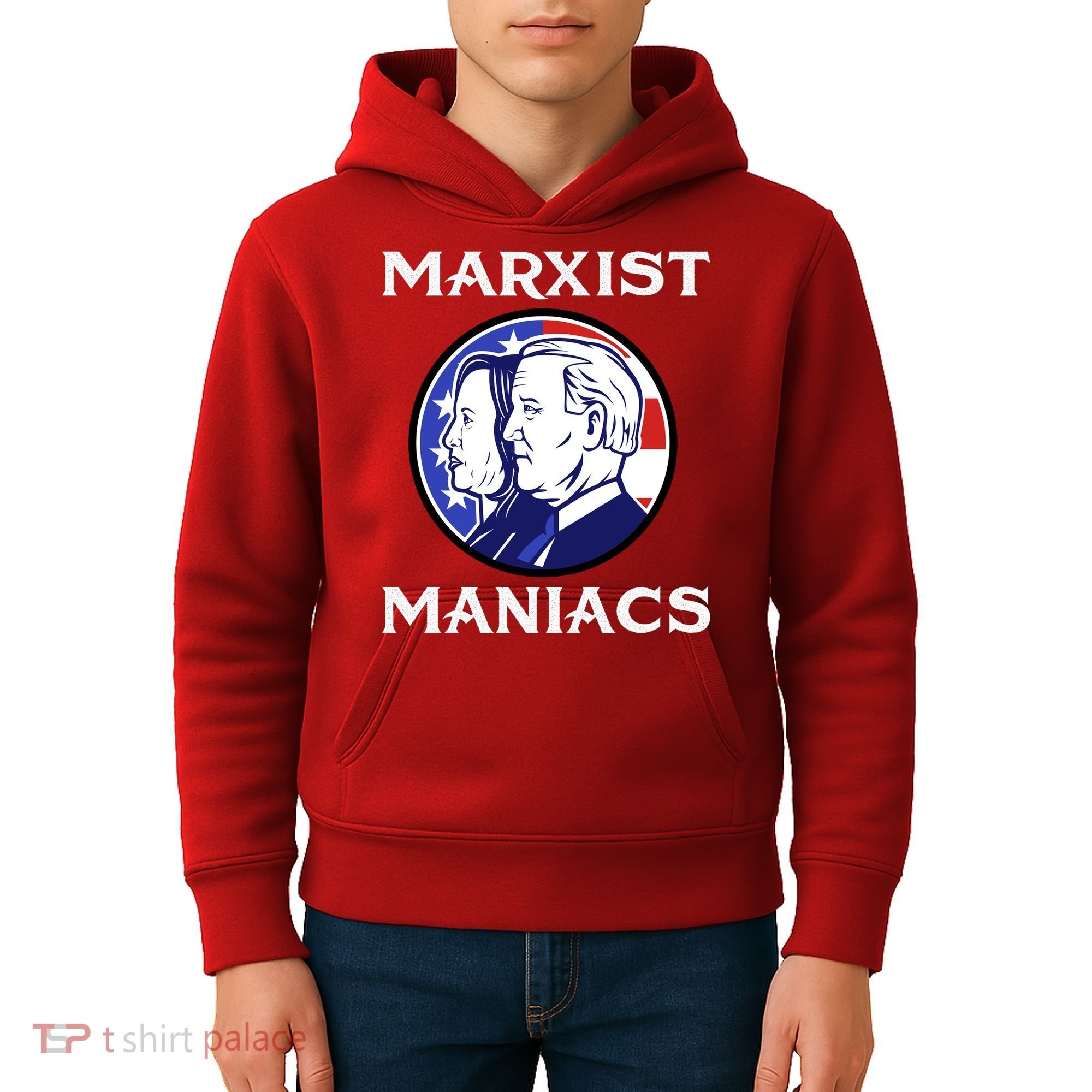 Marxist Maniacs Pro Trump Conservatives Kids Hoodie