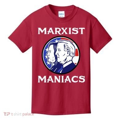 Marxist Maniacs Pro Trump Conservatives Kids T-Shirt
