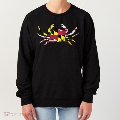 Maryland Flag Crab Women's Sweatshirt