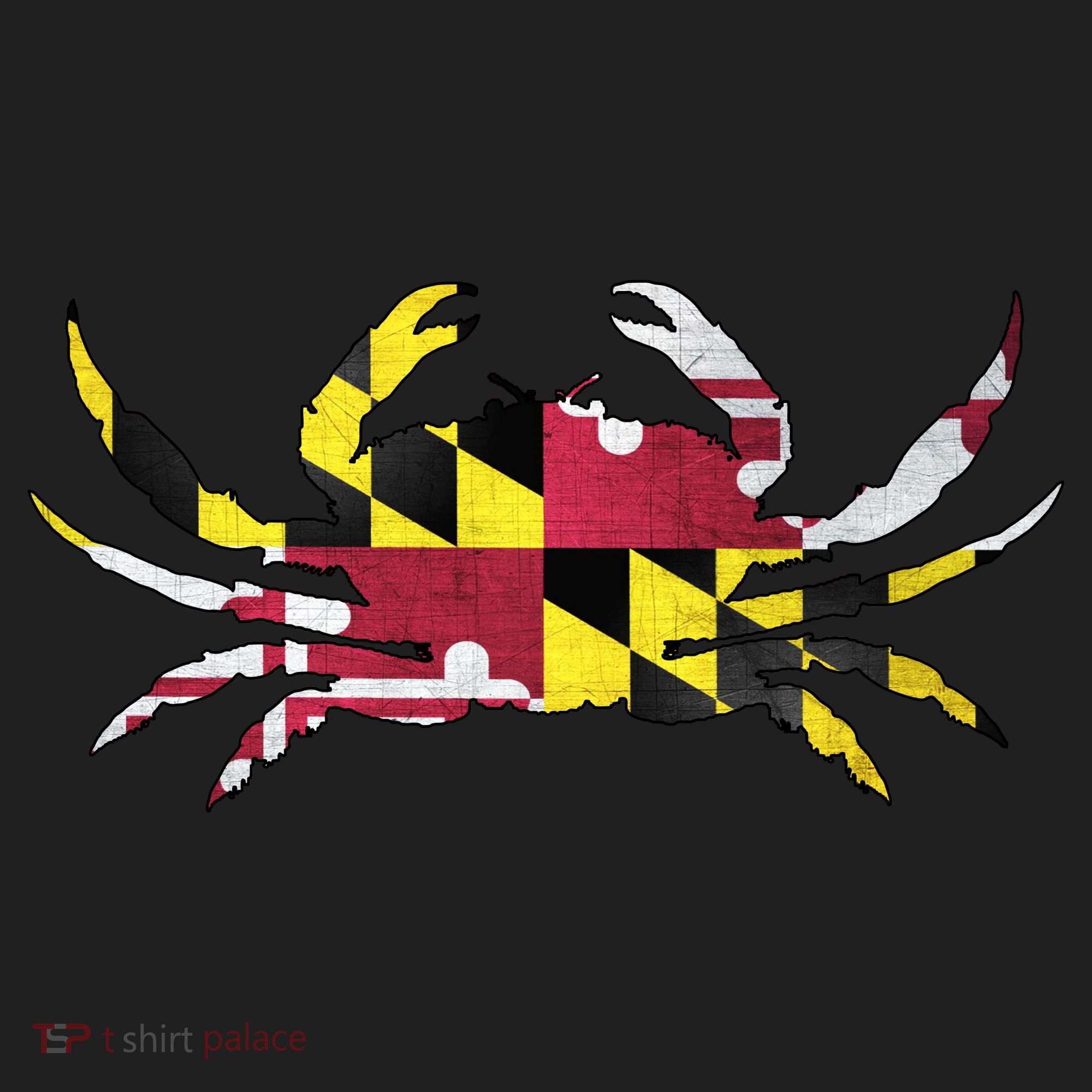 Maryland Flag Crab Women's Sweatshirt
