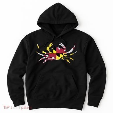 Maryland Flag Crab Hoodie