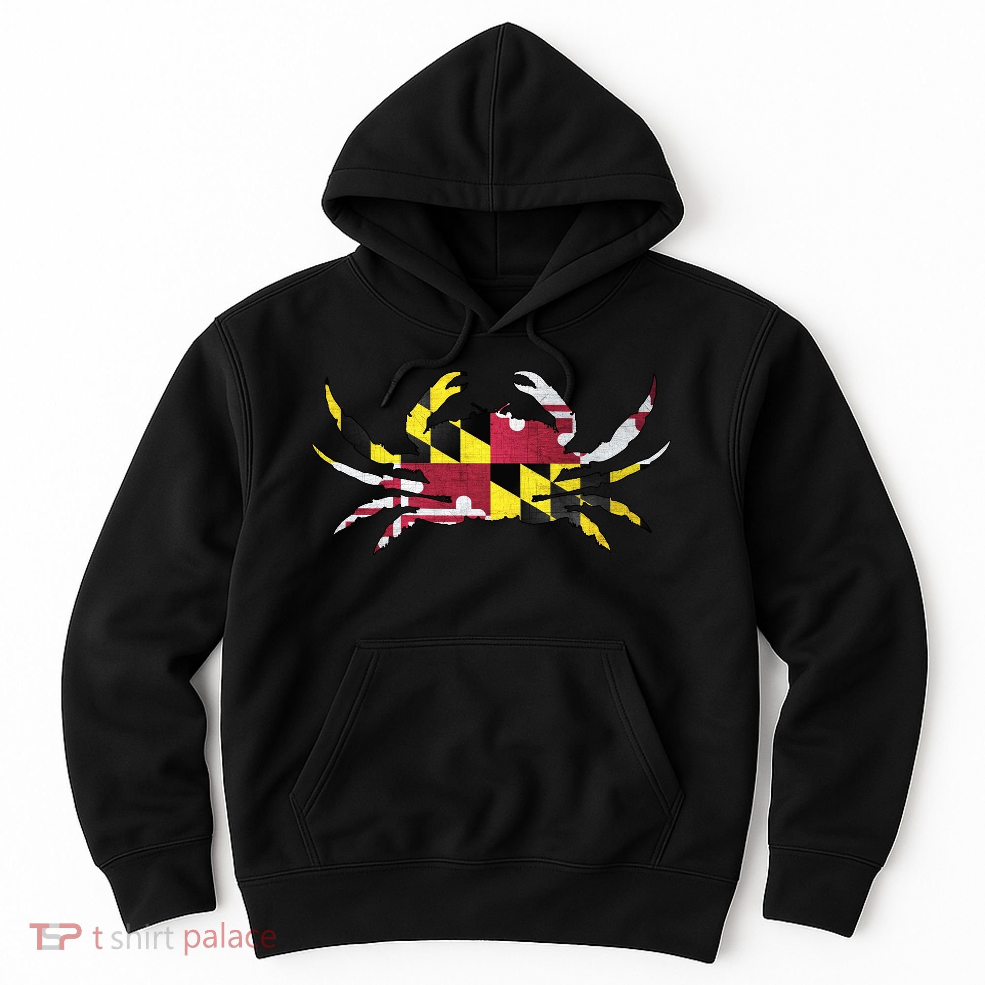 Maryland Flag Crab Hoodie