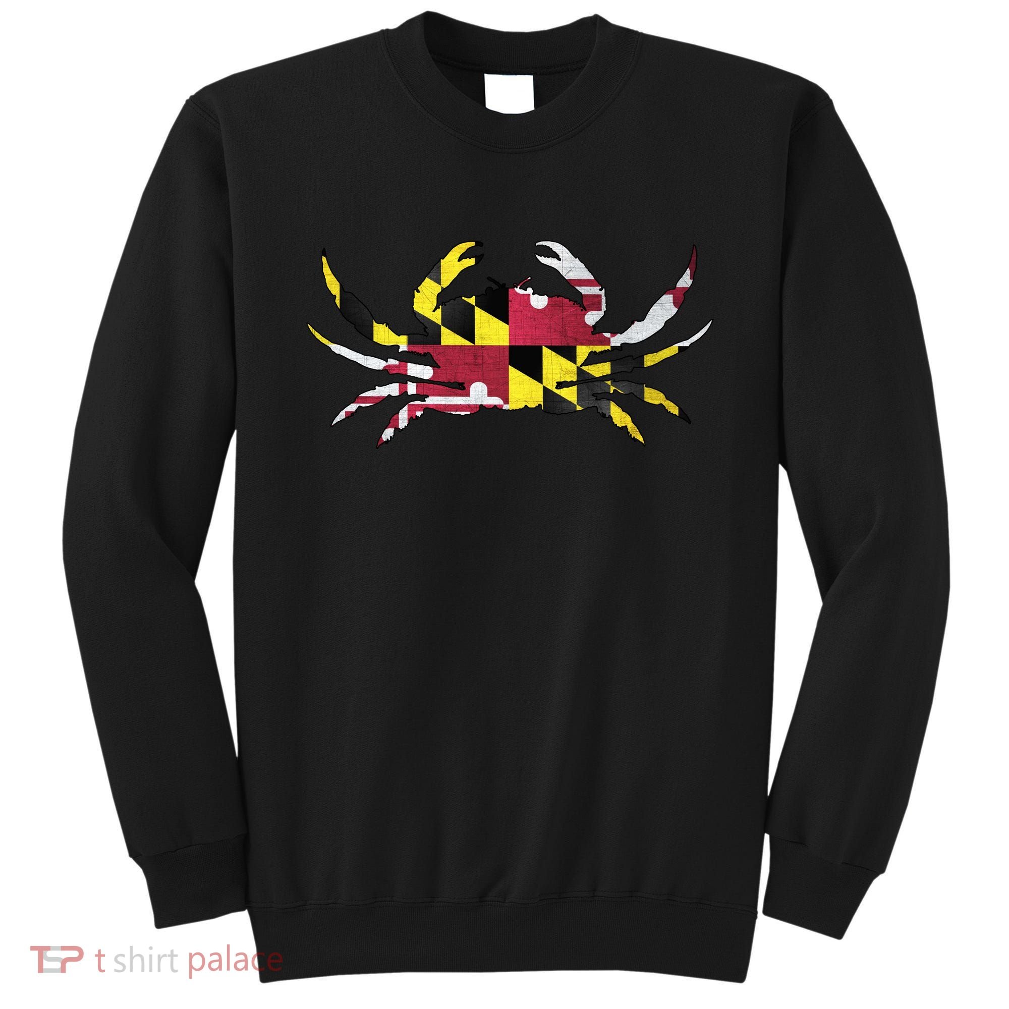 Maryland Flag Crab Sweatshirt