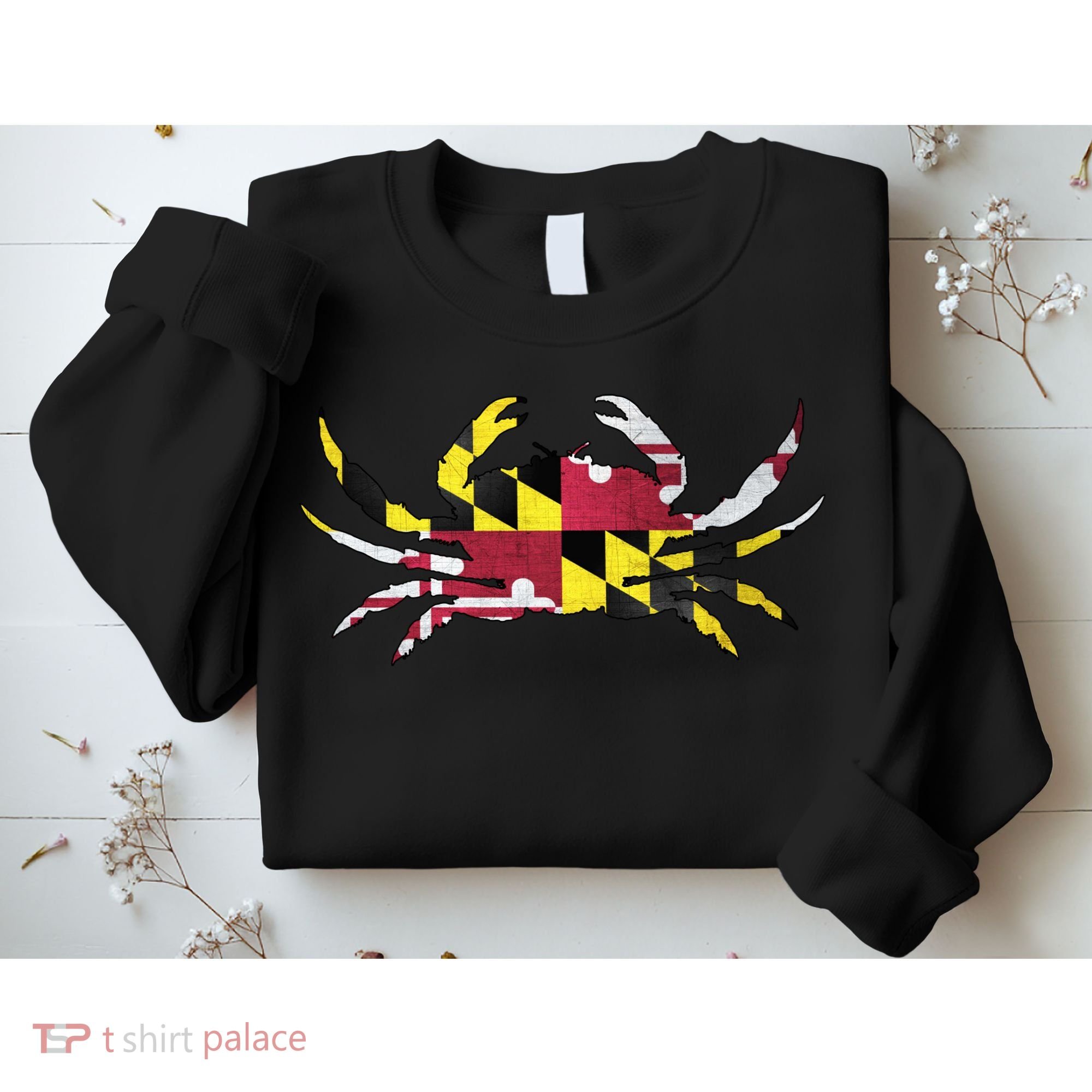 Maryland Flag Crab Sweatshirt