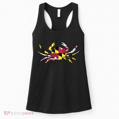 Maryland Flag Crab Women's Tank Top
