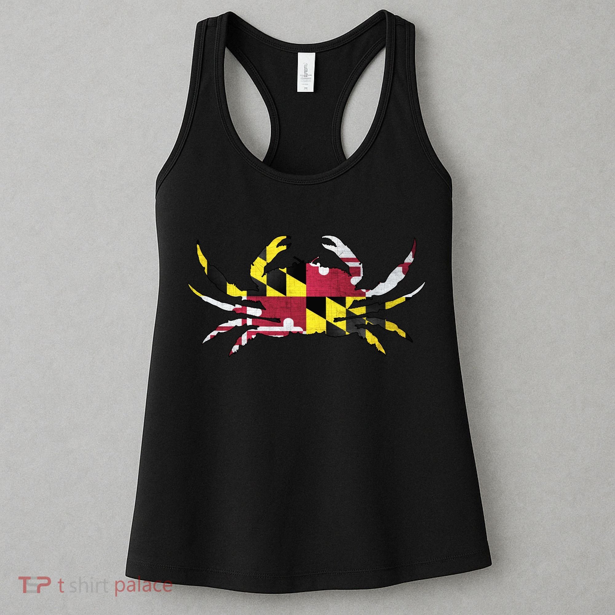 Maryland Flag Crab Women's Tank Top