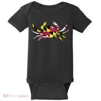 Maryland Flag Crab Baby Bodysuit thumb 0