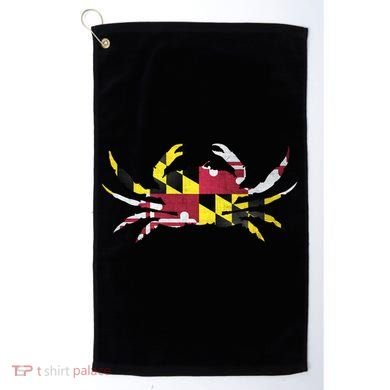 Maryland Flag Crab Golf Towel