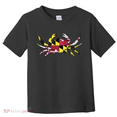 Maryland Flag Crab Toddler T-Shirt