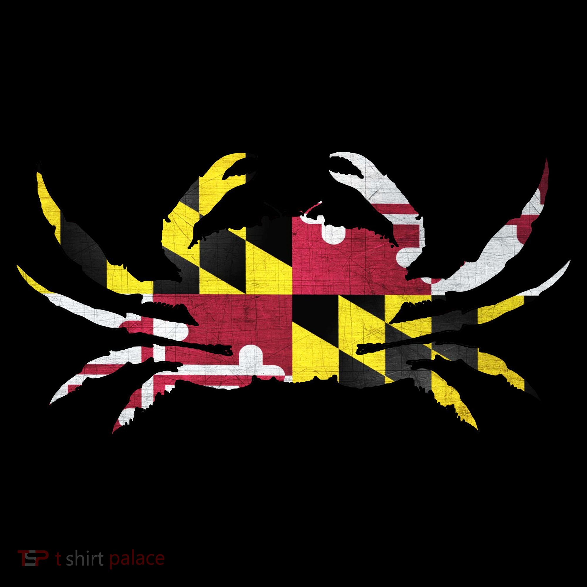 Maryland Flag Crab Women's T-Shirt