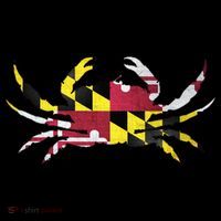 Maryland Flag Crab Kids Hoodie thumb 5